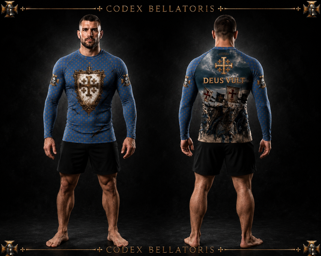 DEUS VULT LONG SLEEVE RASHGUARD