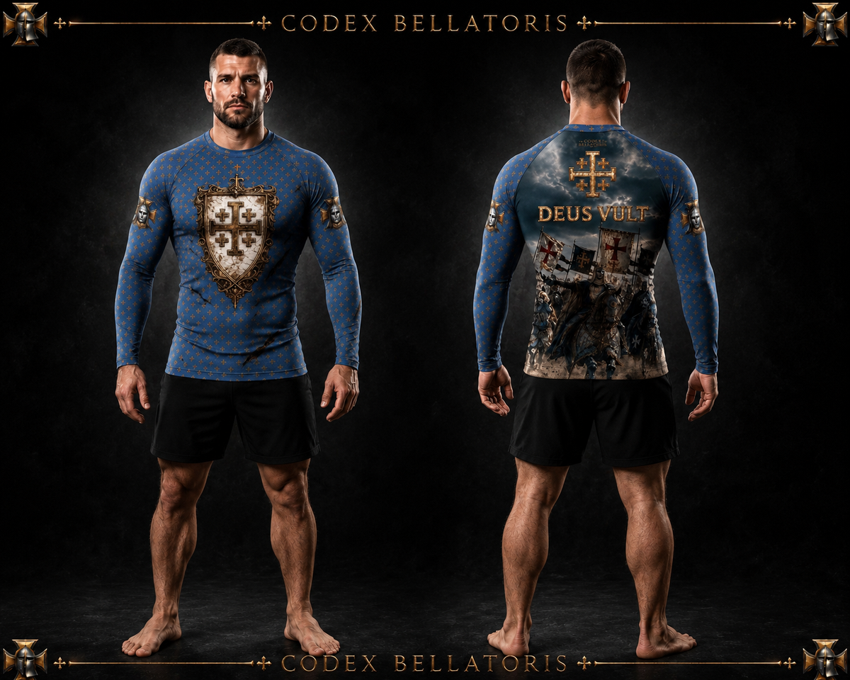 DEUS VULT LONG SLEEVE RASHGUARD