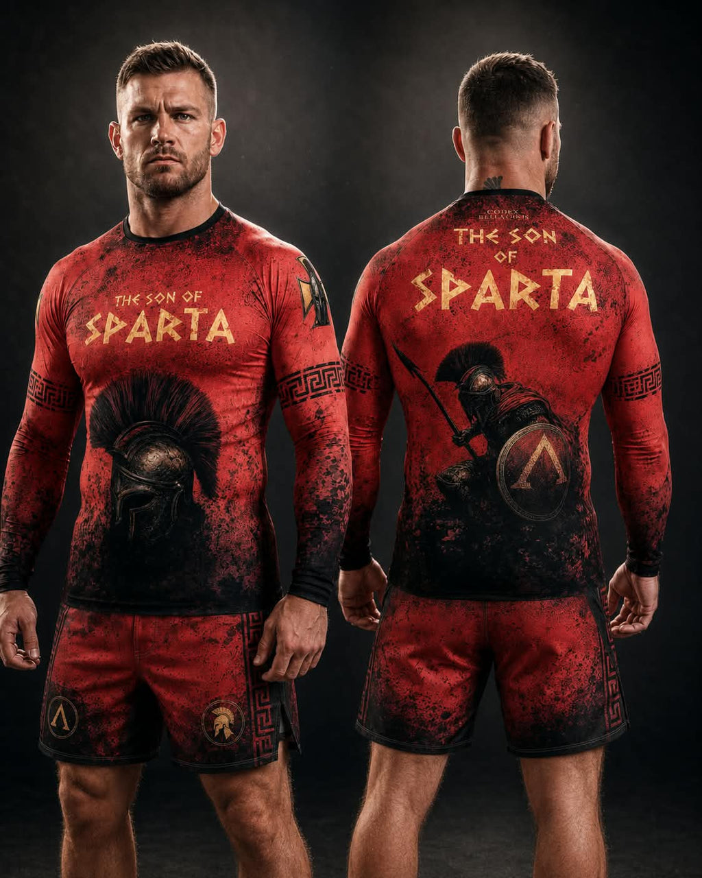 THE SON OF SPARTA LONG SLEEVE RASHGUARD