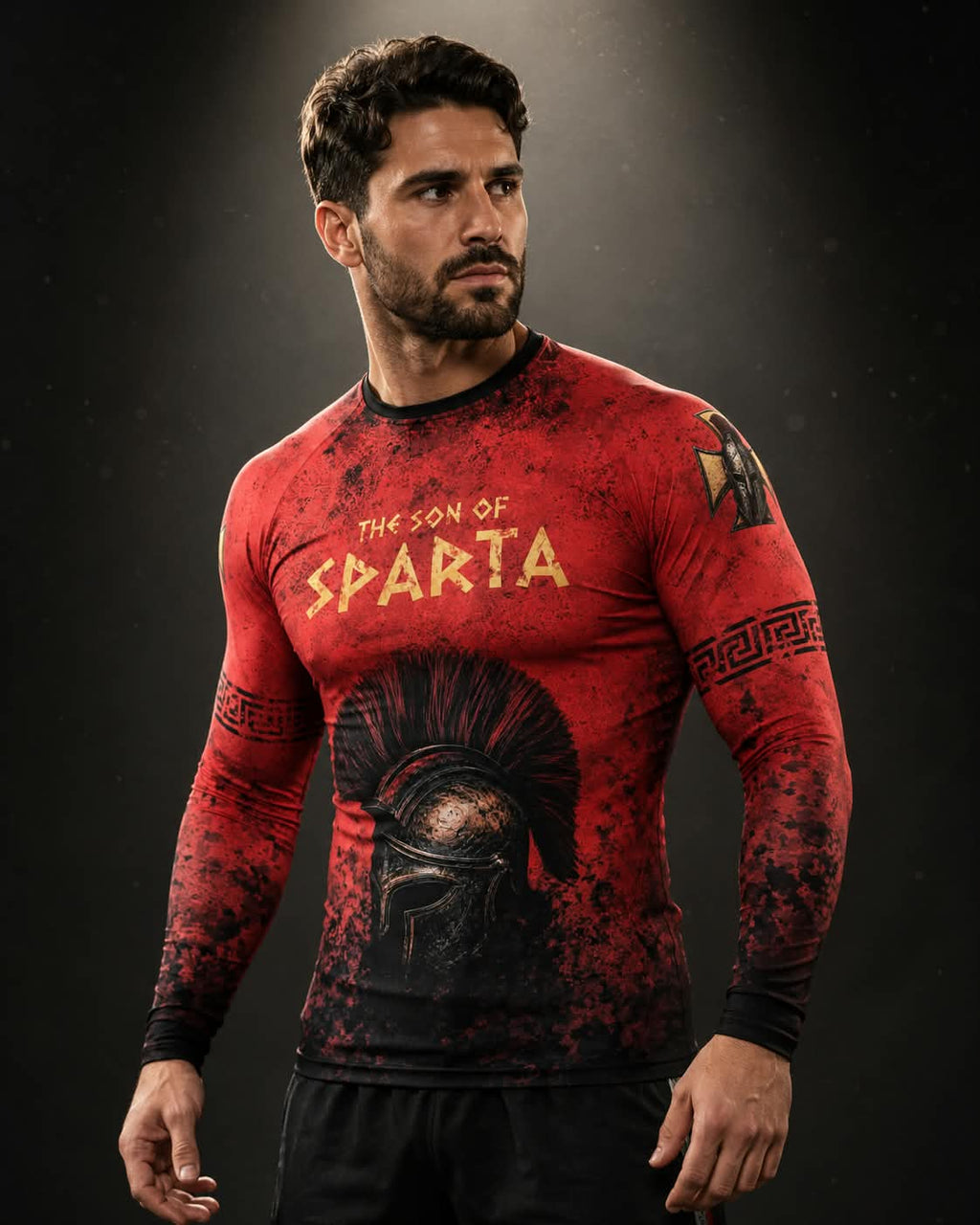 THE SON OF SPARTA LONG SLEEVE RASHGUARD