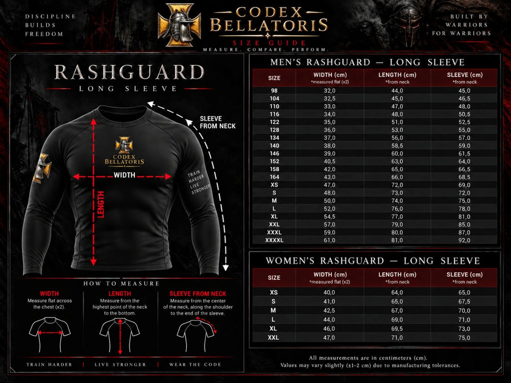 DEUS VULT LONG SLEEVE RASHGUARD