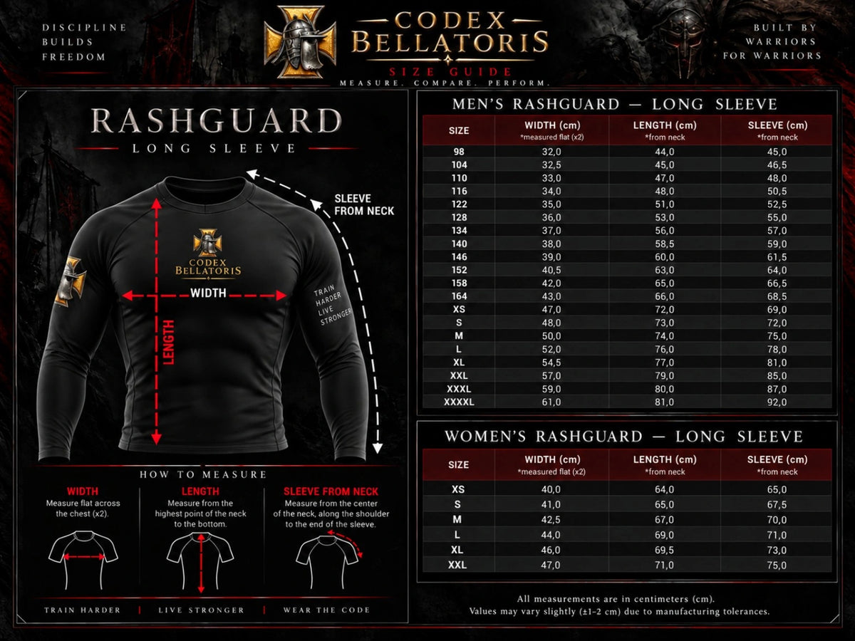 DEUS VULT LONG SLEEVE RASHGUARD