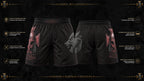 Berserker Performance Shorts — Codex Bellatoris product visualisation