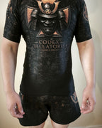 Bushi Short Sleeve Rashguard — alternative front view — Codex Bellatoris