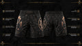 Bushi Performance Shorts — Codex Bellatoris product visualisation