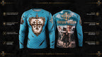 Deus Vult Long Sleeve Rashguard — Codex Bellatoris product visualisation