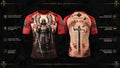 Husaria On Tour Short Sleeve Rashguard — Codex Bellatoris product visualisation
