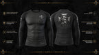 Shadow Long Sleeve Rashguard — Codex Bellatoris product visualisation