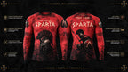 The Son Of Sparta Long Sleeve Rashguard — Codex Bellatoris product visualisation